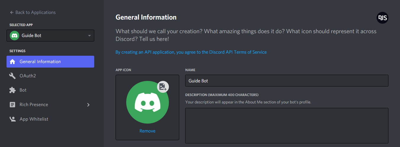 Discord App - RisingCord Bot Developer